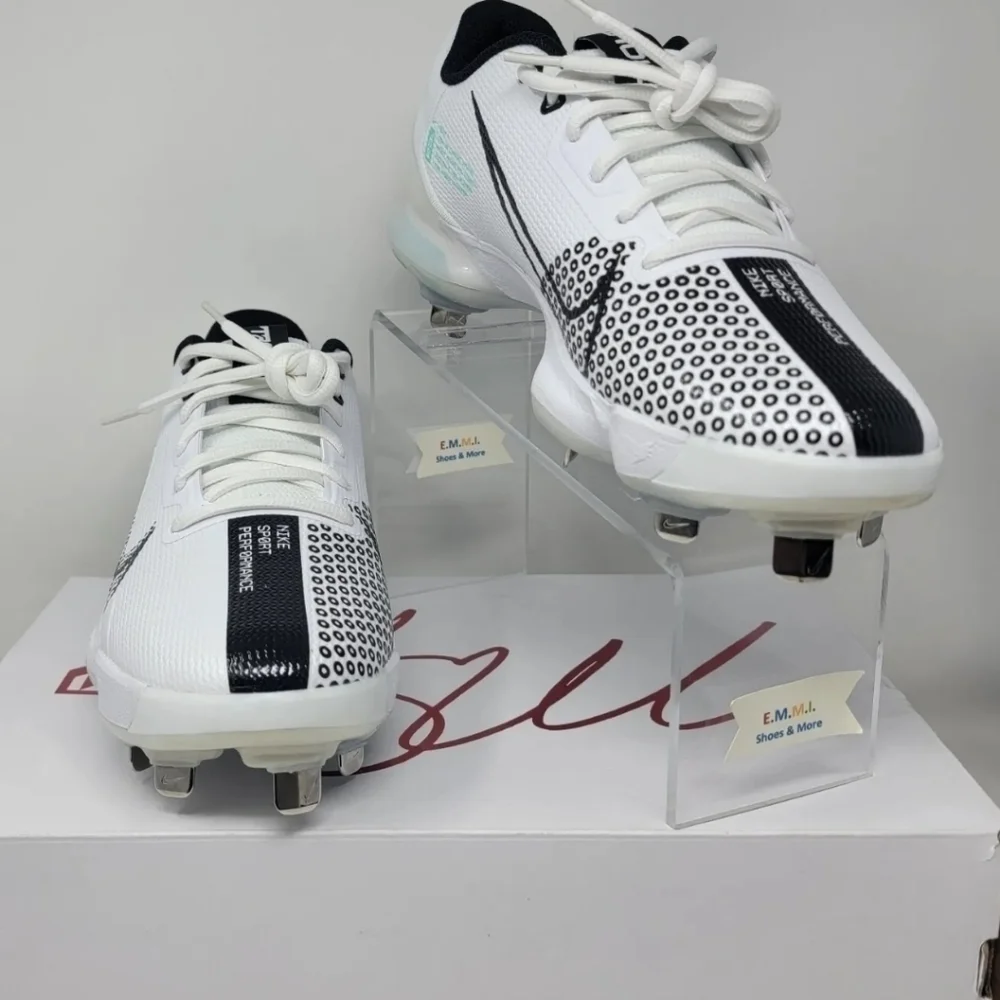 Nike Force Zoom Trout 7 Men Pro Baseball Cleats CQ7224 101 White/Black New Multi